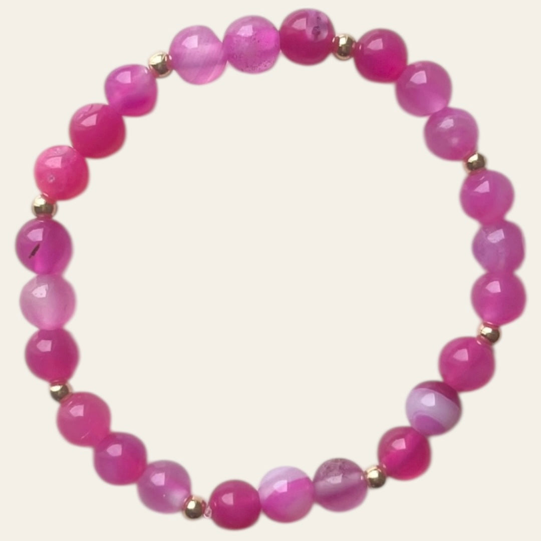 Pink agat
