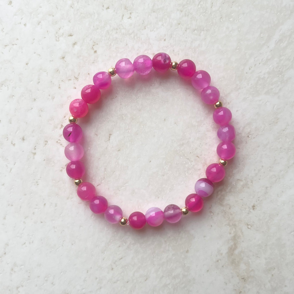 Pink agat